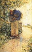 Camille Pissarro Back hay farmer china oil painting reproduction